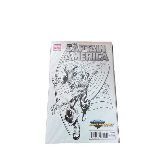 Captain America #1 Neal Adams Diamond Select Sketch Variant Marvel Comics 2007 - Picture 6 of 7
